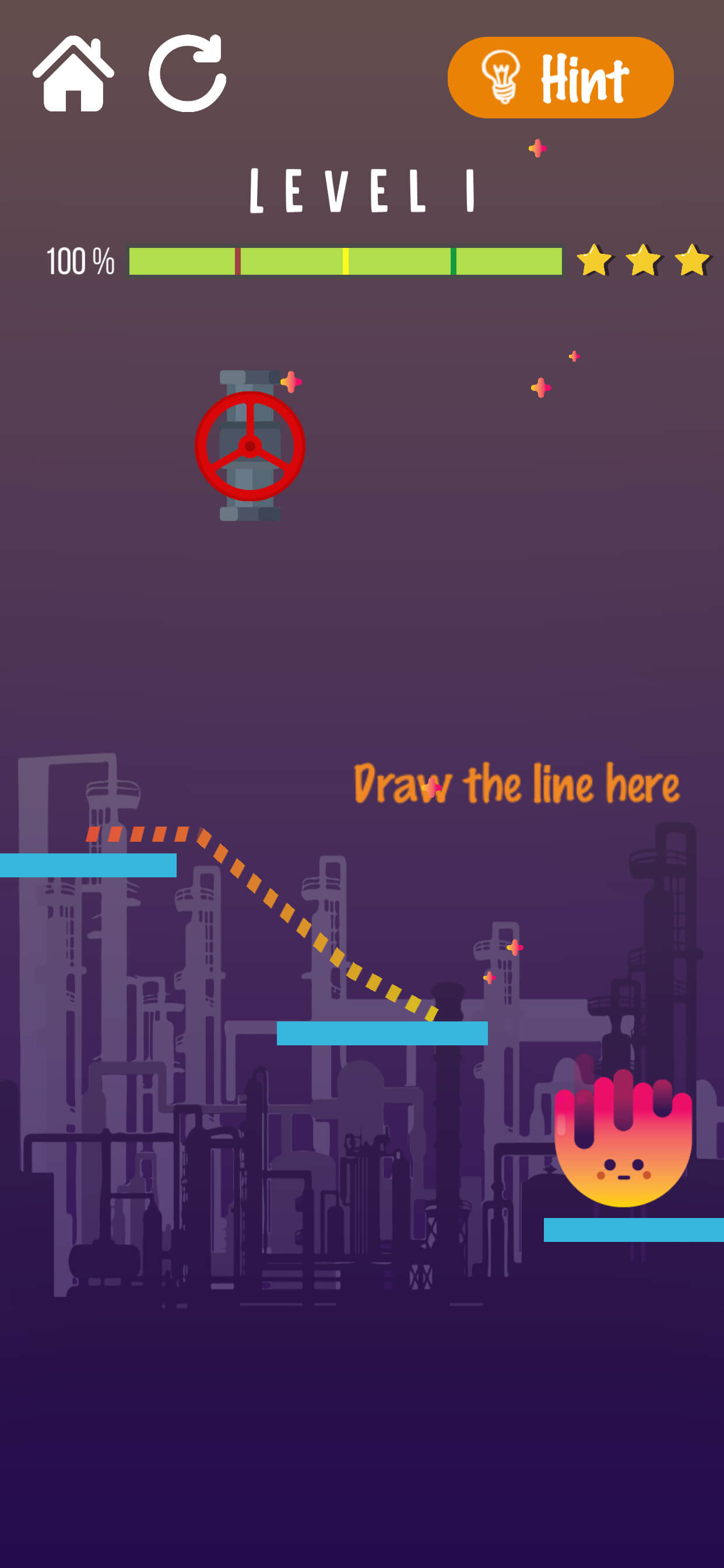 Blaze Up Level 1 Screen